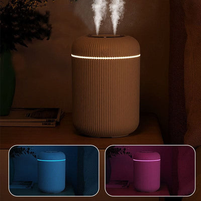 Humidificateur d’air XXL ultrasonique double buse - LANOR