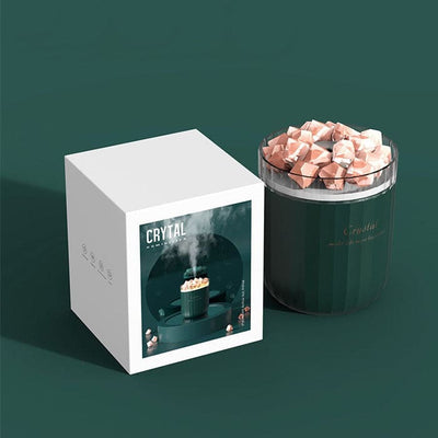 Humidificateur diffuseur pierres de sel gemme naturelles / Humidificateur d'air à ultrasons pour chambre à offrir