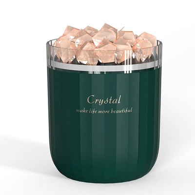 Humidificateur diffuseur pierres de sel gemme naturelles / Humidificateur d'air vert