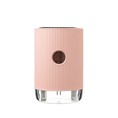 Humidificateur rechargeable avec indicateur de batterie / humidificateur d'air rose à ultrasons