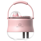 Humidificateur sans fil pour chambre bébé - DONO / Humidificateur d'air rose pour bébé