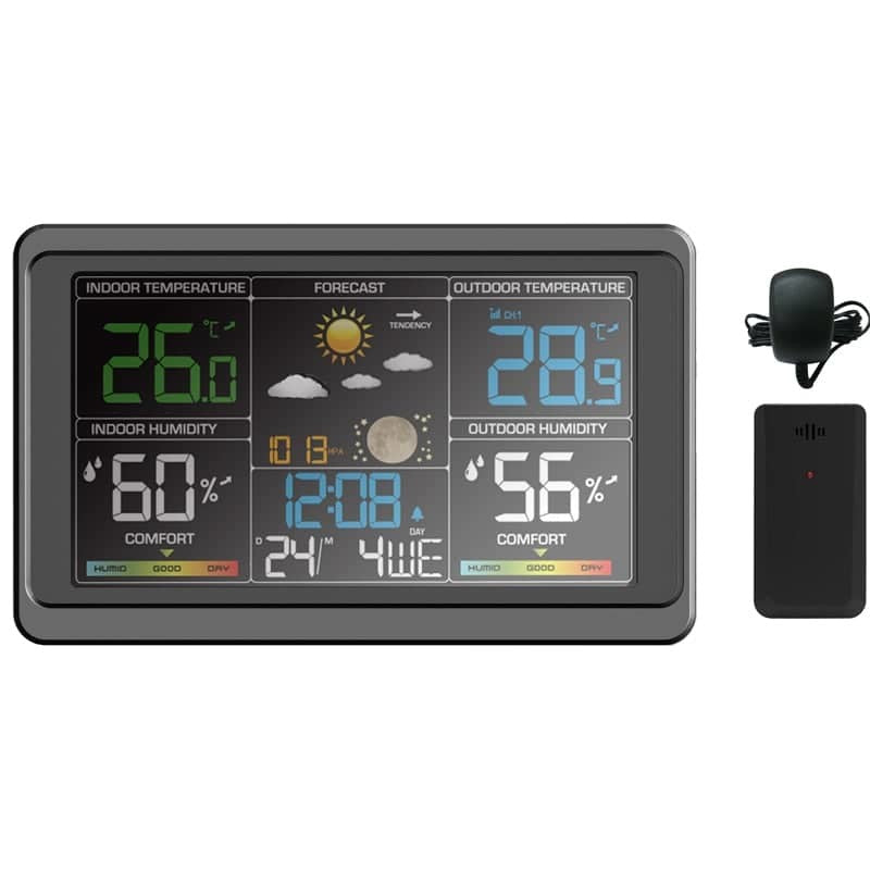 Thermo-hygromètre numérique pour la maison, station météo