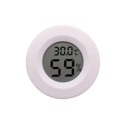 Hygromètre thermomètre 2en1 à pile - Blanc