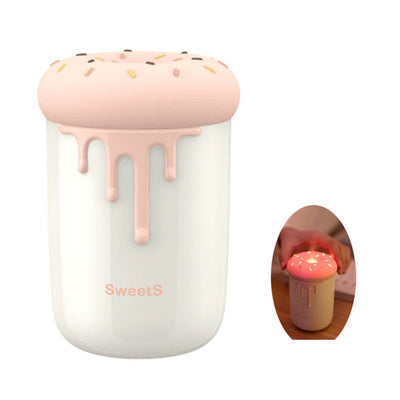 Mini humidificateur d’air ultrasonique et silencieux - DONUT / humidificateur d'air pour chambre