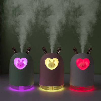 Petit humidificateur 3en1 à ultrasons - BUNNY